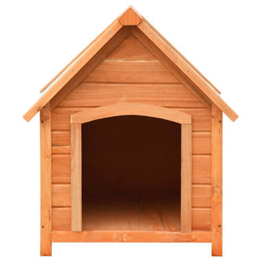 Alpcan Brown Solid Wood Insulated Dog House